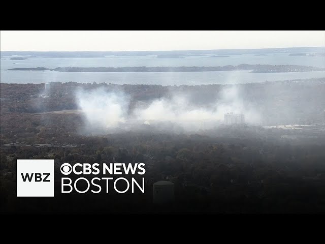 ⁣Communities take new precautions as wildfires burn in Massachusetts