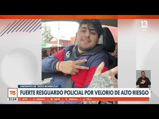 ⁣Fuerte resguardo policial por velorio de alto riesgo de "Enzo Bombazul"