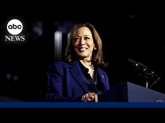 ⁣Harris gives 'closing argument' for election in remarks on DC's Ellipse