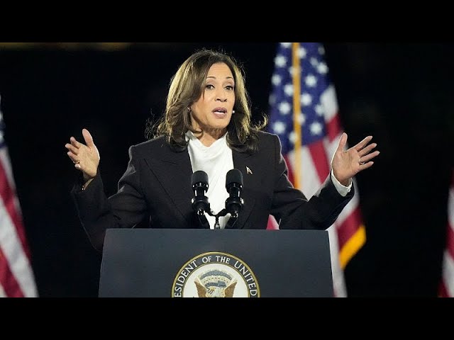 ⁣US Presidential Election: Kamala Harris delivers closing pitch to voters in Washington DC