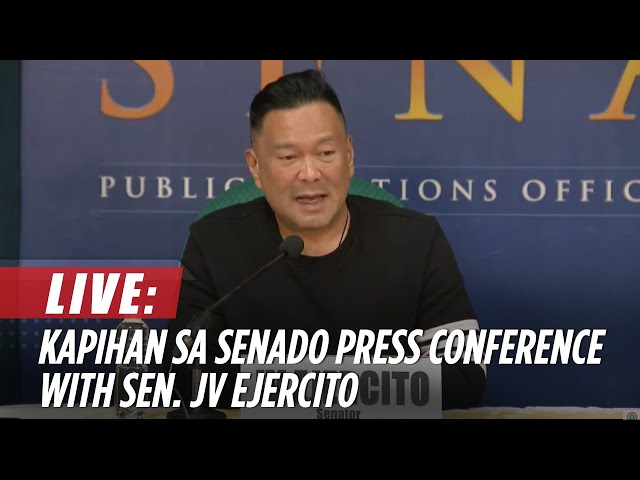 ⁣LIVE: Kapihan sa Senado with Sen. JV Ejercito | October 30 | ABS-CBN News