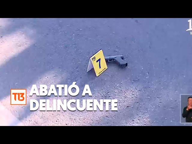 ⁣PDI frustró encerrona y abatió a delincuente en Pedro Aguirre Cerda