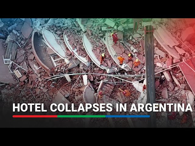 ⁣Hotel collapses in Argentina, mayor suspects irregularities | ABS-CBN News