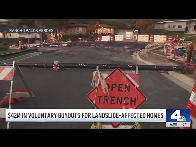 ⁣Buyouts announced for Rancho Palos Verdes homes impacted by land movement