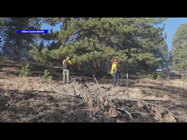 ⁣Wind conditions causing problems for Teller County fire