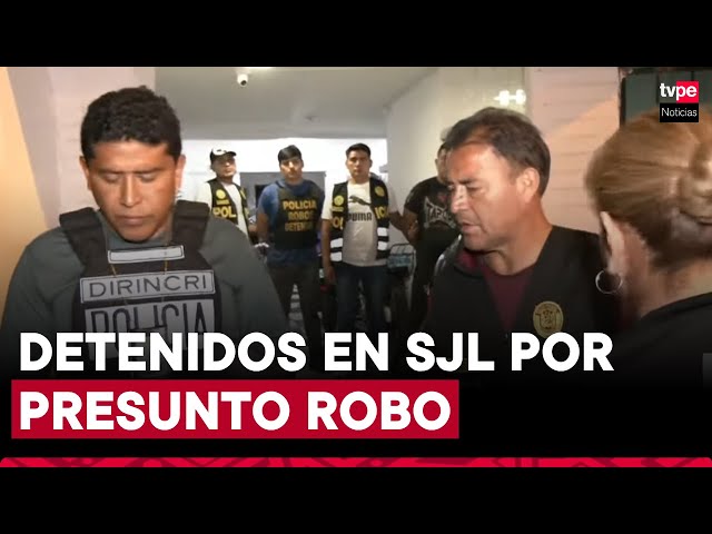 ⁣San Juan de Lurigancho: Policía detiene a cuatro presuntos delincuentes en el distrito