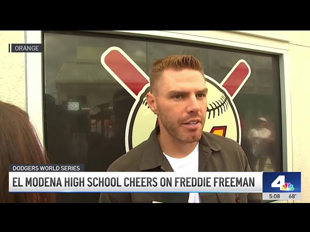 ⁣Freddie Freeman's OC high school coach, principal reflect on his success