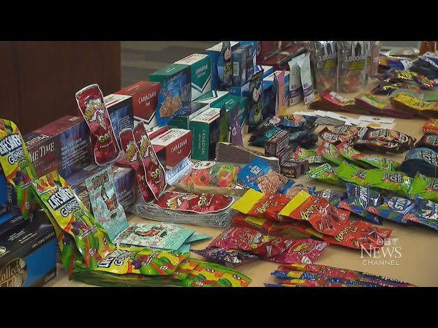 ⁣Major cannabis candy bust in B.C. days before Halloween