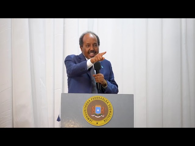 ⁣Madaxweyne Xasan Sheekh "Walaalaha naga aragtida duwan waan la hadlaynaa, haddii ay noo oggolaa