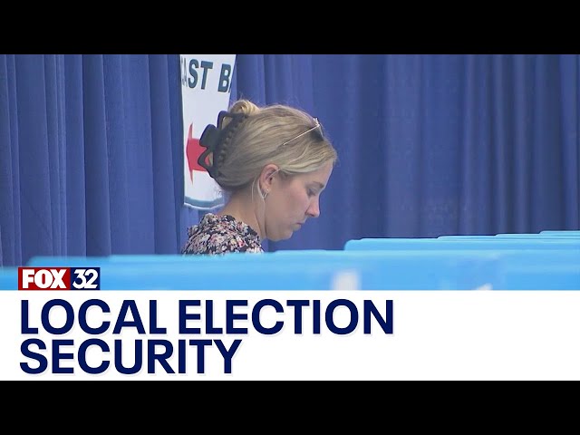 ⁣A look at local election security as 600K Cook County voters have already cast ballots