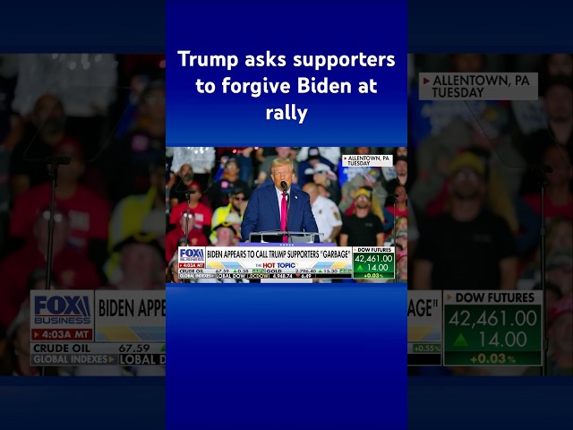 ⁣Trump responds to Biden calling his supporters ‘garbage’: Deplorable didn’t work out #shorts