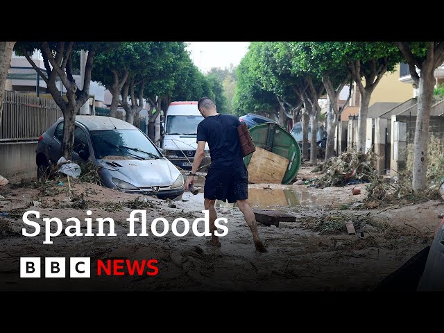 ⁣Spain's King Felipe 'devastated' by deadly floods as PM warns of dangerous conditions