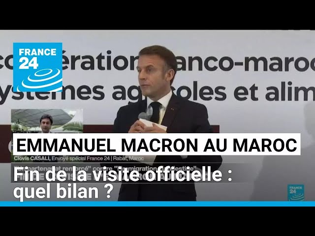 ⁣Fin de la visite officielle d'Emmanuel Macron au Maroc : quel bilan ? • FRANCE 24