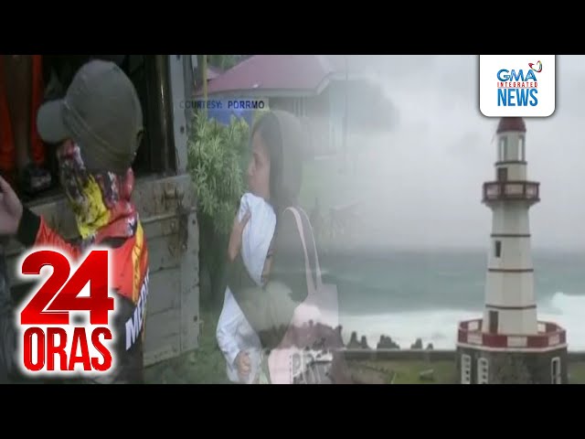 ⁣Malakas na hangin, ulan at naglalakihang alon, ramdam sa Batanes; food packs,... | 24 Oras