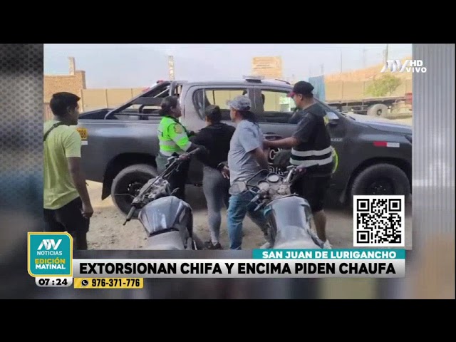 ⁣SJL: Sujetos extorsionan chifa y encima piden chaufa para llevar