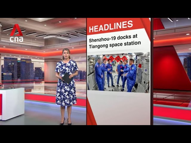 ⁣East Asia Tonight: China's Shenzhou-19 mission docks at Tiangong space station