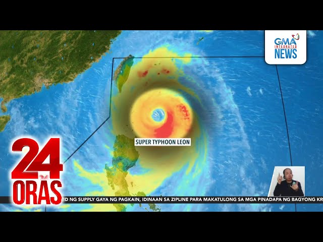 ⁣Update sa Super Typhoon Leon | 24 Oras