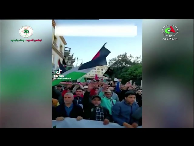 ⁣Maroc manifestation contre la visite du président français