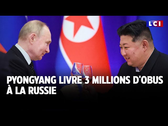 ⁣Pyongyang livre 3 millions d'obus à la Russie｜LCI