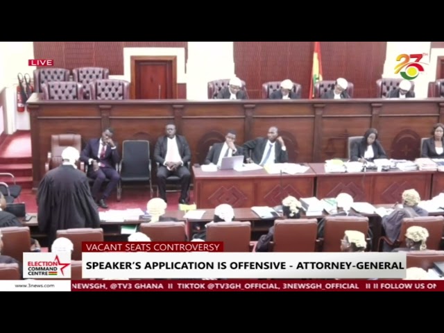 ⁣Vacant Seats Controversy: Speakers' Application is Offensive - Attorney General