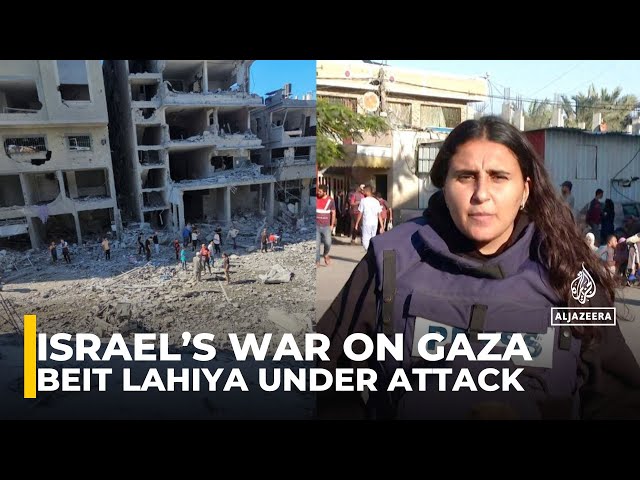 ⁣Israel war on Gaza: ‘Everything in Beit Lahiya is being wiped out’