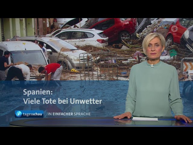 ⁣tagesschau in Einfacher Sprache 19:00 Uhr, 30.10.2024