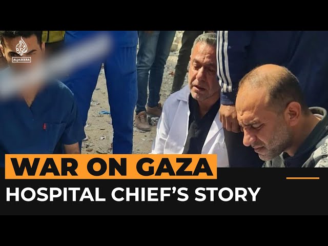 ⁣Director of north Gaza hospital won’t leave despite killing of his son | Al Jazeera Newsfeed