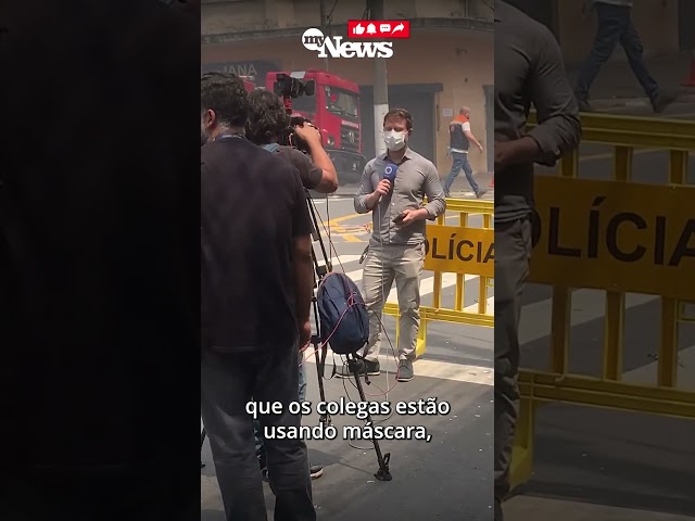 ⁣VEJA IMAGENS DO INCÊNDIO DE GRANDES PROPORÇÕES QUE ATINGE SHOPPING NO CENTRO DE SP #mynews #shorts