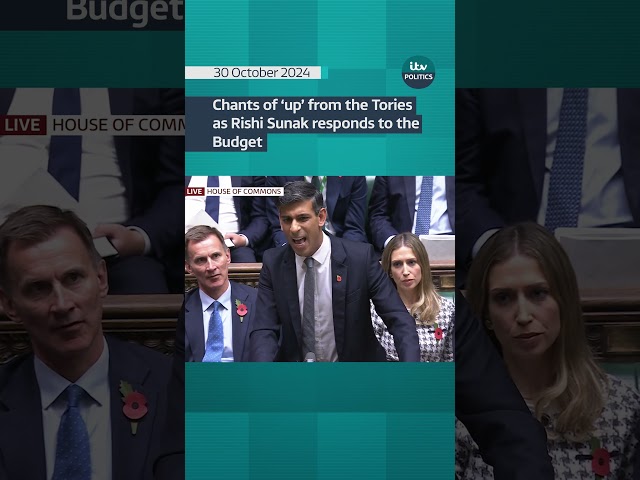 ⁣Sunak accused Labour of 'fiddling the figures' in his response to the Budget #itvnews #sho