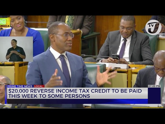 ⁣$20,000 Reverse Income Tax Credit to be Paid this Week to Some Person | TVJ News