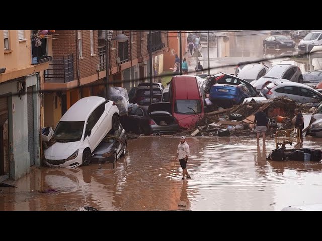 ⁣Inondations en Espagne : le bilan s'alourdit à 72 morts, l'UE propose son aide