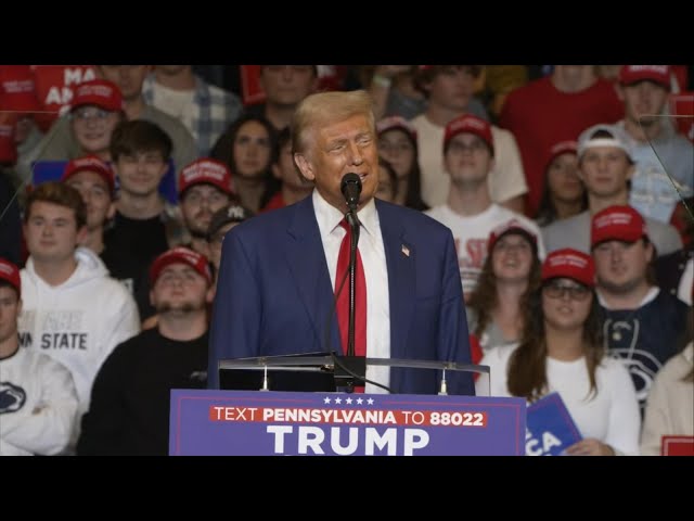 ⁣LIVE: Former President Trump holds campaign rally in Rocky Mount, NC