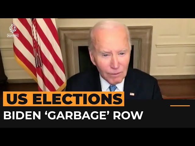 ⁣President Biden denies referring to Trump supporters as ‘garbage’