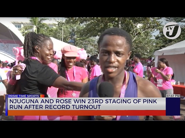 ⁣Njuguna and Rose Win 23rd Staging of Pink Run After Record Turnout