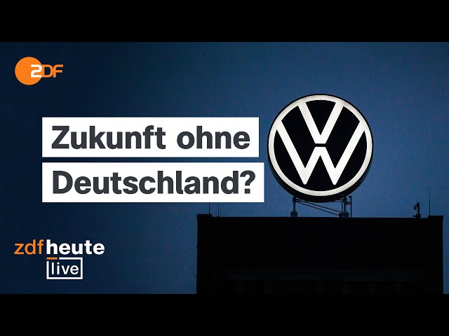 ⁣Kahlschlag bei Volkswagen: Wie sich der Weltkonzern retten will | ZDFheute live