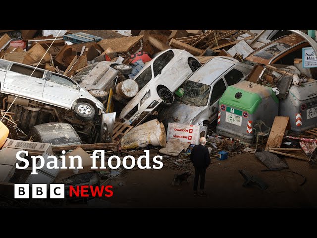 ⁣At least 72 people killed in Spain floods | BBC News