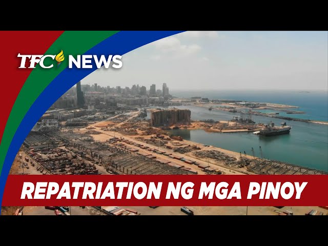 ⁣Repatriation ng mga Pinoy mula Beirut nagpapatuloy; ilang Pinoy ayaw pa ring umuwi sa Pilipinas