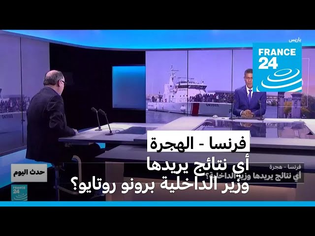 ⁣فرنسا - الهجرة: أي نتائج يريدها وزير الداخلية برونو روتايو؟