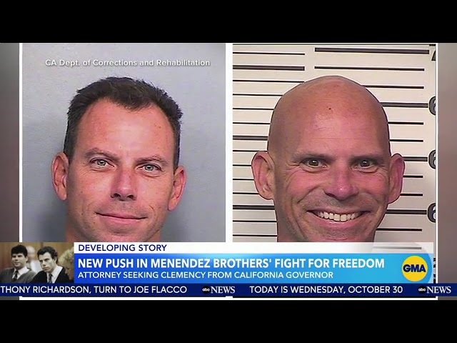 ⁣Menendez brothers to seek clemency from California Governor Gavin Newsom