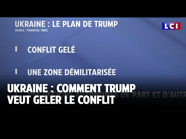 ⁣Ukraine : comment Trump veut geler le conflit ｜LCI