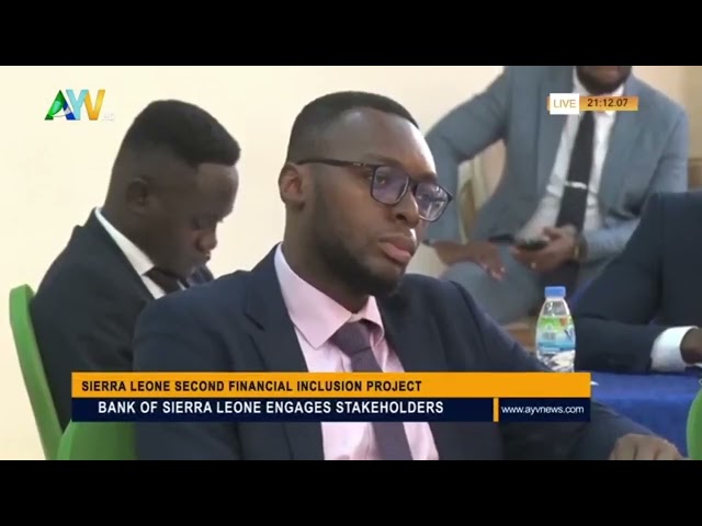 ⁣Sheik Yayah Sesay, Deputy Bank Governor of the Bank of Sierra Leone