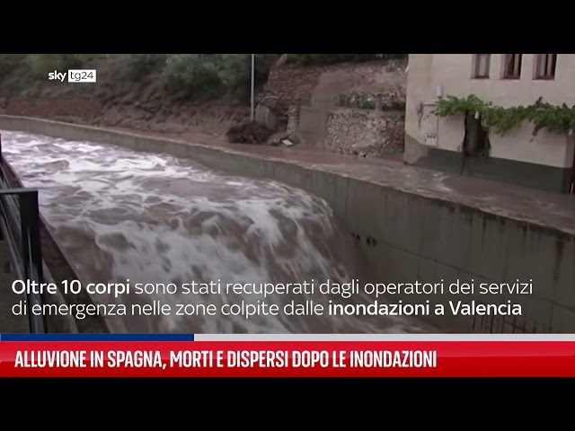 ⁣Maltempo in Spagna, alluvioni e inondazioni nel Paese