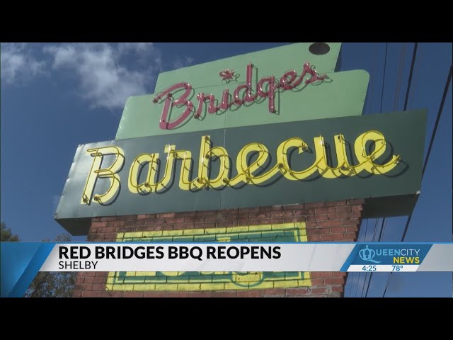 ⁣Red Bridges BBQ in Shelby reopens following fire