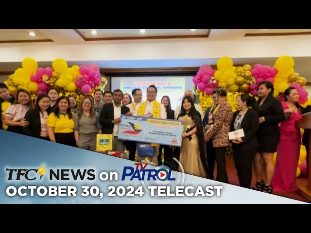 ⁣TFC News on TV Patrol | October 30, 2024