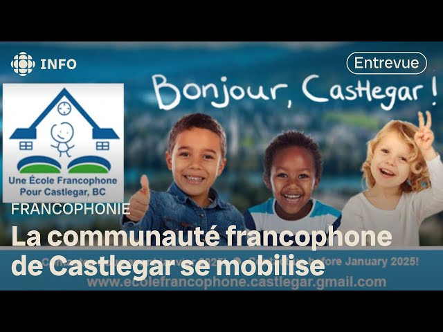 ⁣Projet d’école francophone à Castlegar