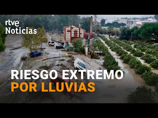 ⁣DANA: FALLECE un HOMBRE en MÁLAGA por las INUNDACIONES, que dejan CASAS ANEGADAS y DESTROZOS | RTVE