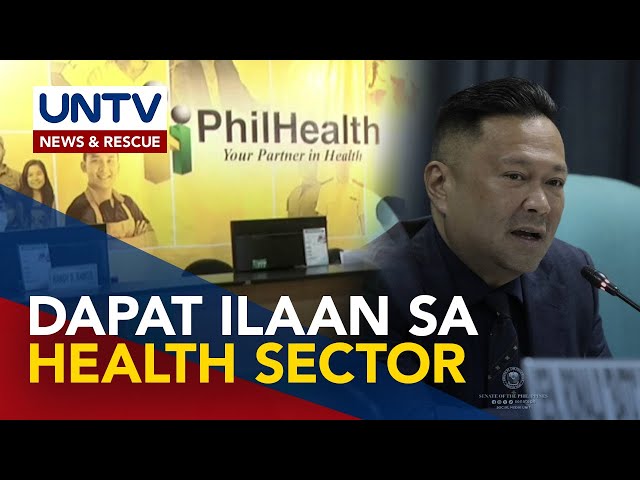 ⁣Senado, nanawagang panatilihin sa health sector ang pondo ng Philhealth