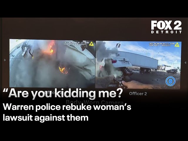 ⁣Warren police poke holes in woman's lawsuit