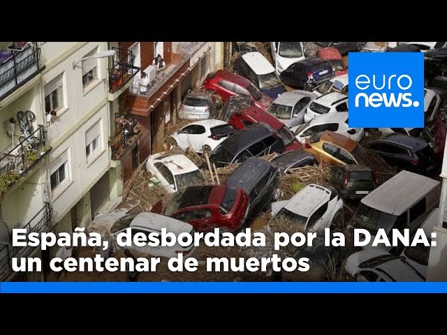 ⁣España, desbordada por la DANA: un centenar de muertos y más de 1200 atrapados en carreteras