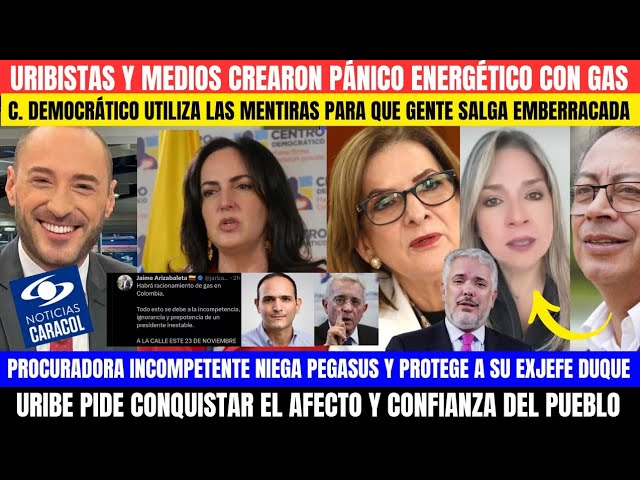 ⁣MEDIOS Y URIBISTAS CREARON PÁNIC0 ENERGÉTICO.URIBE PIDE CONQUISTAR AL PUEBLO. CABELLO NIEGA PEGASUS